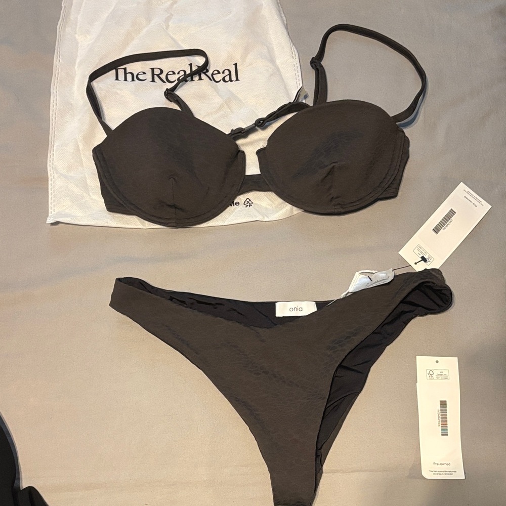 Onia Women's Black Bikini Set